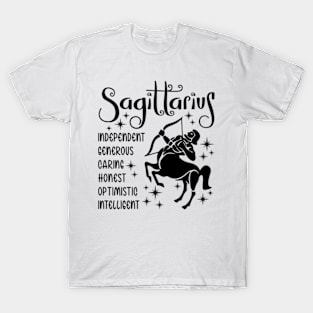 Zodiac Signs Sagittarius T-Shirt